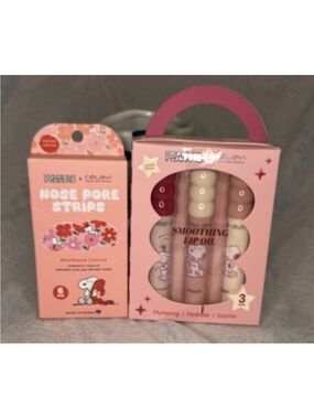 Peanuts & Cèlavi Snoopy Nose Pore Strips & 3 Smoothing Lip Oils